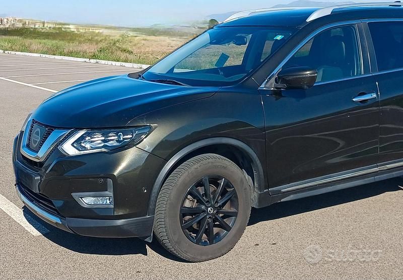 Usata Nissan X-Trail Tekna 130 CV (95 kW) 2018 Verde SUV