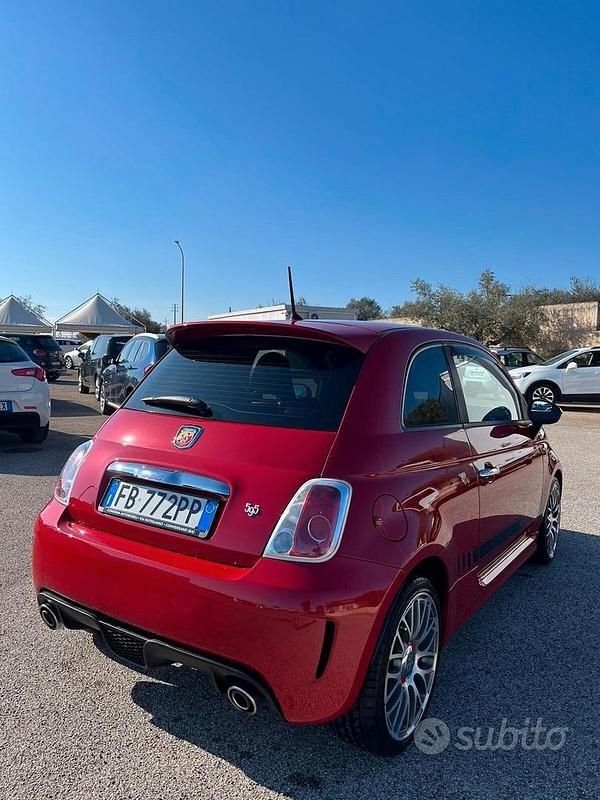 Usata Abarth 595 140 CV (102 kW) 2015 Rosso Berlina
