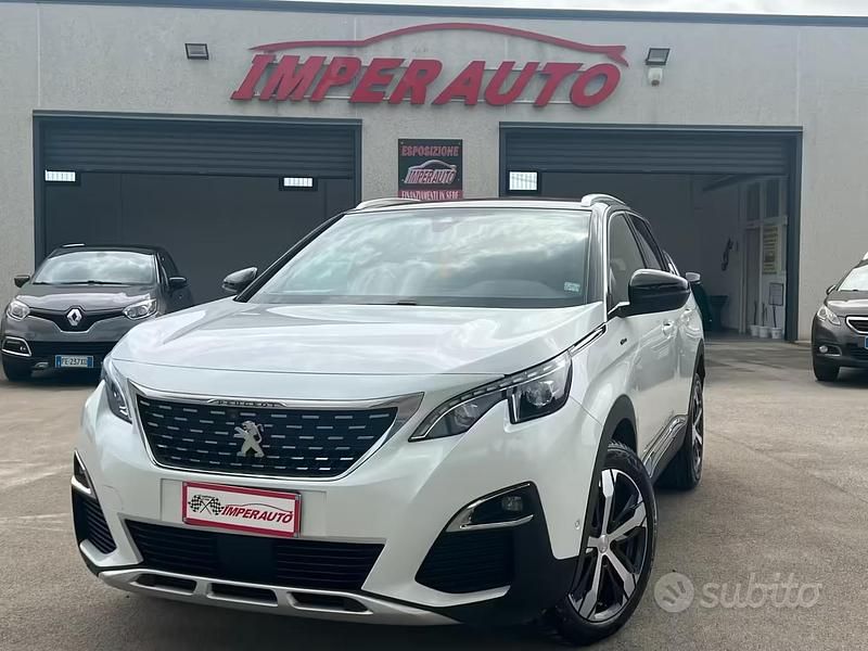 Usata Peugeot 3008 GT-line 120 CV (88 kW) 2017 Bianco SUV