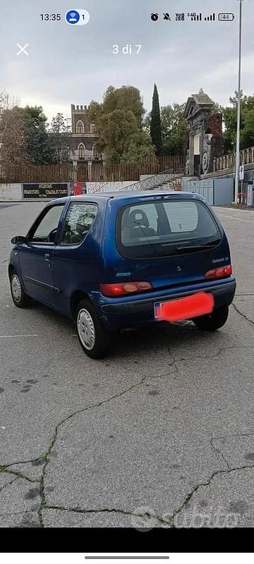 Usata Fiat 600 54 CV (39 kW) 2002 Blu Coupé