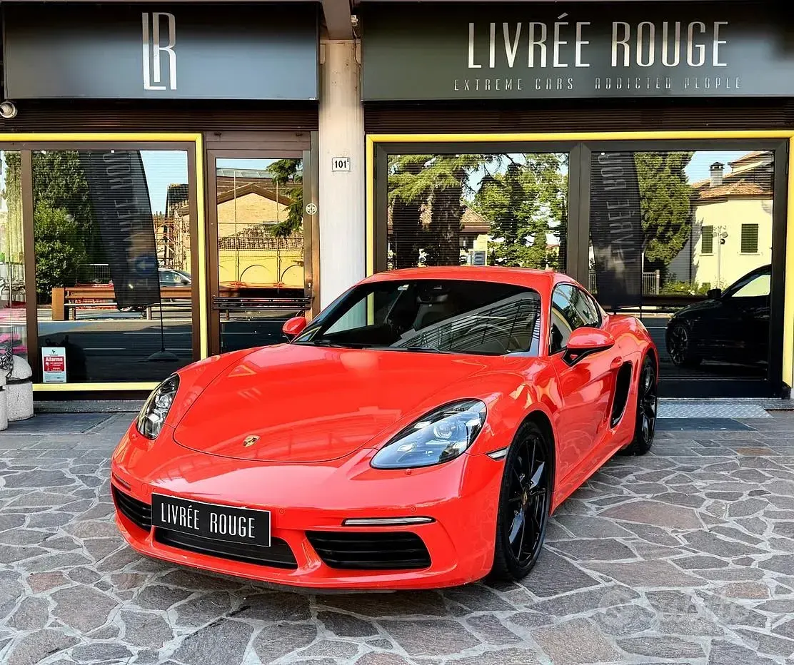Usata Porsche 718 Cayman 300 CV (220 kW) 2017 Arancione Coupé