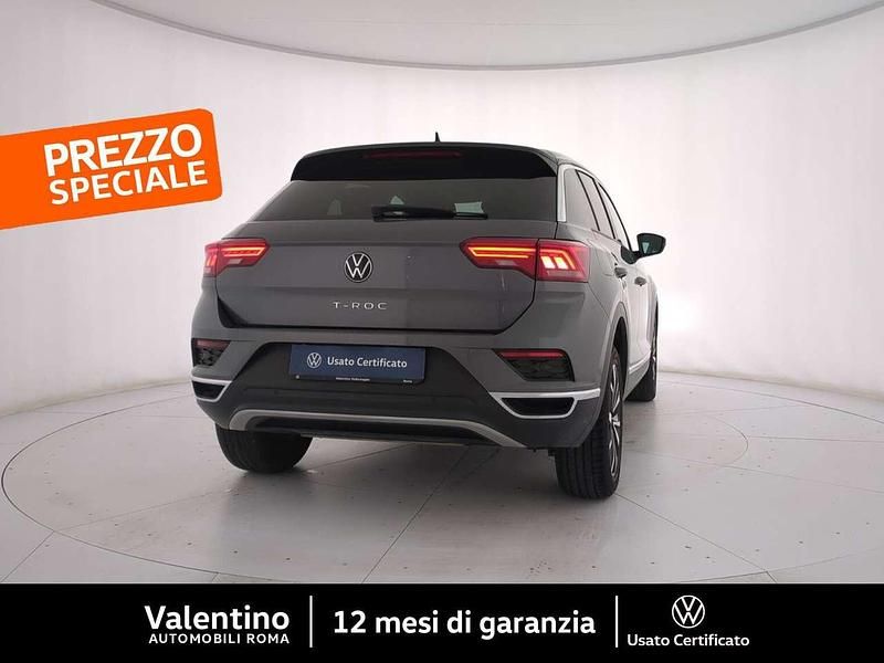 Usata VW T-Roc Style 110 CV (80 kW) 2022 Grigio SUV
