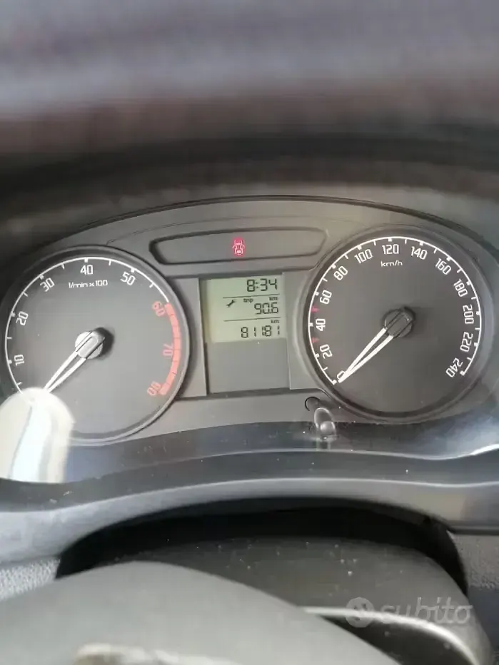 Usata Skoda Fabia 60 CV (44 kW) 2008 Rosso Berlina
