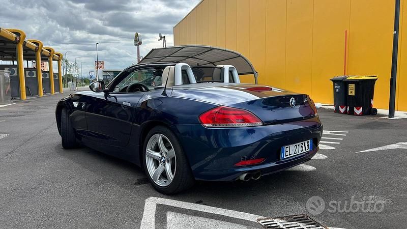 Usata BMW Z4 184 CV (135 kW) 2012 Blu Cabrio