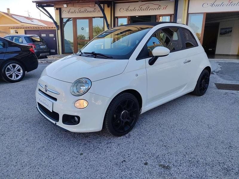 Usata Fiat 500C S 69 CV (50 kW) 2014 Bianco Cabrio