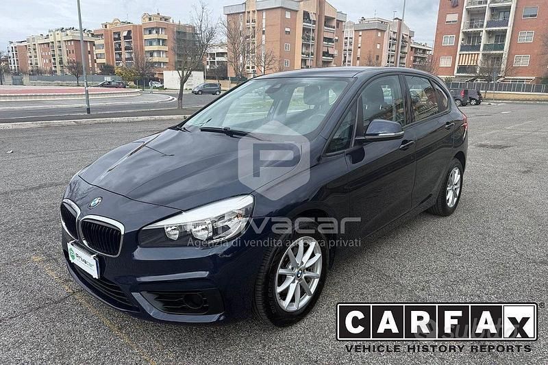 Usata BMW 218 Active Tourer Efficient Dynamics 150 CV (110 kW) 2018 Blu Monovolume