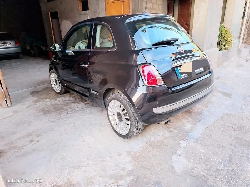Usata Fiat 500 Lounge 69 CV (50 kW) 2015 Nero Berlina