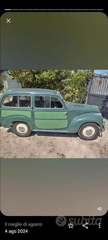 Usata Fiat Topolino 1950 Verde