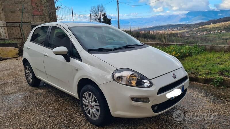 Usata Fiat Punto Evo Dynamic 77 CV (56 kW) 2013 Bianco Utilitaria