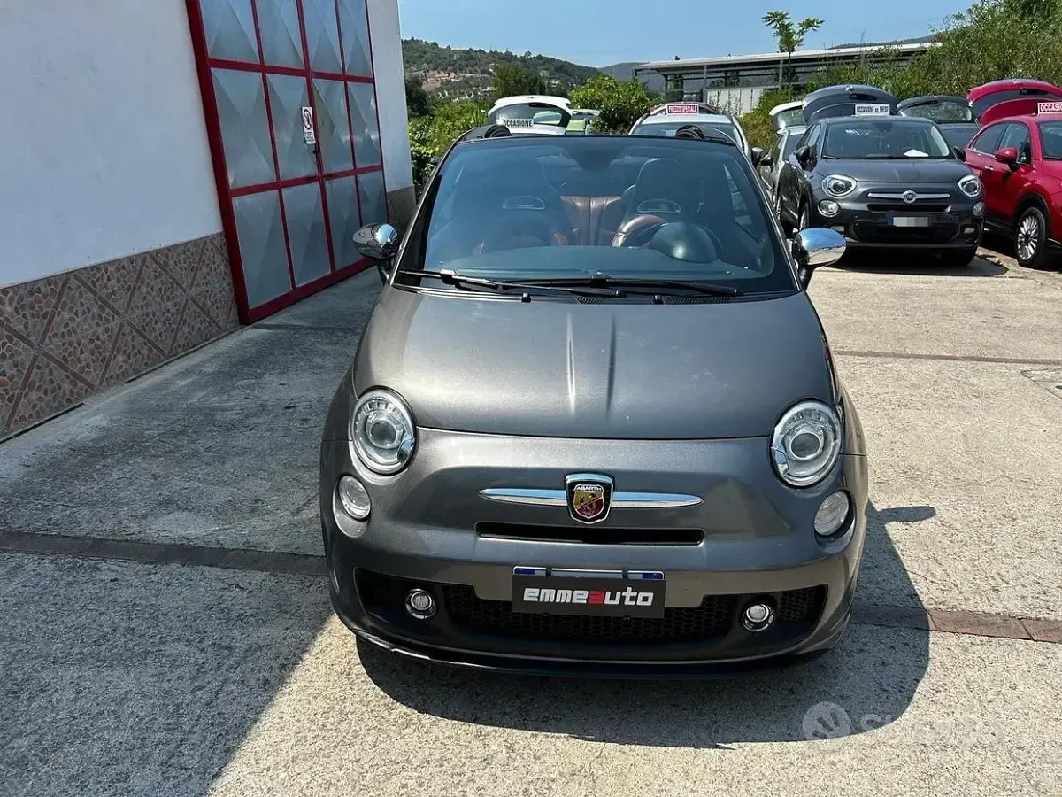 Usata Fiat 500C Abarth 140 CV (102 kW) 2010 Grigio Cabrio