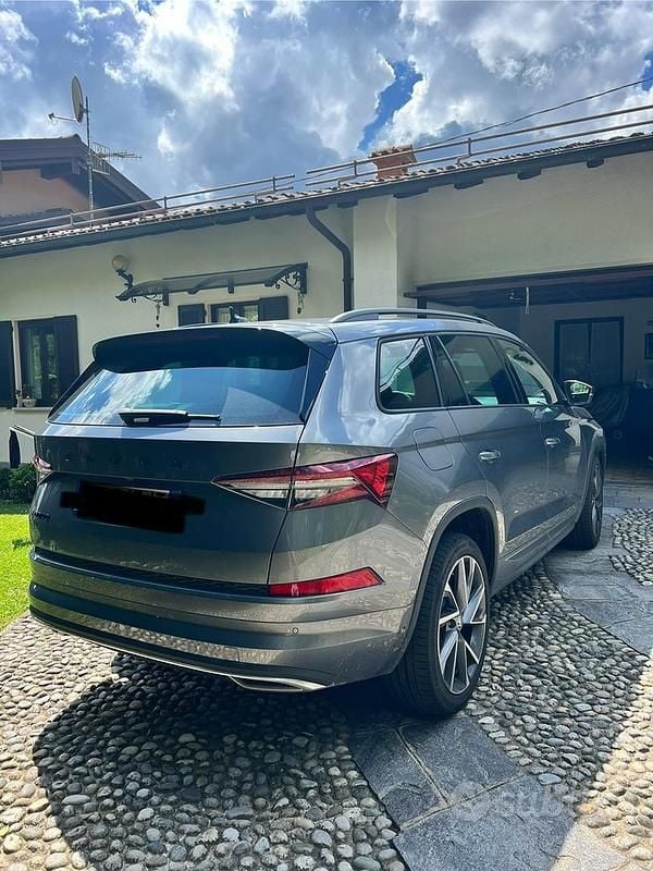 Usata Skoda Kodiaq SportLine 150 CV (110 kW) 2022 Grigio SUV