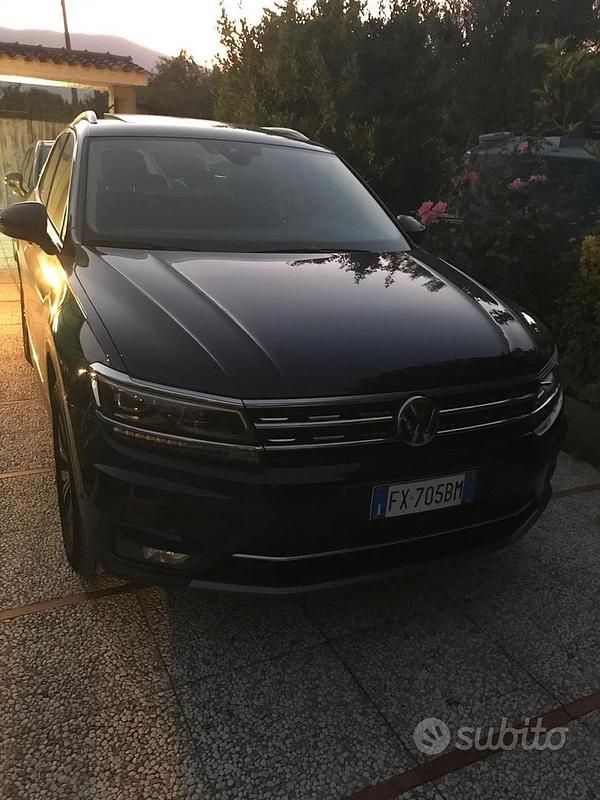 Usata VW Tiguan Advance 150 CV (110 kW) 2019 Blu SUV