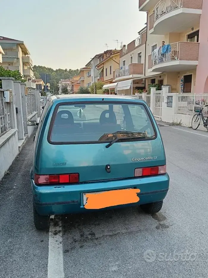 Usata Fiat 500 120 CV (88 kW) 1996 Bluazzurro Utilitaria
