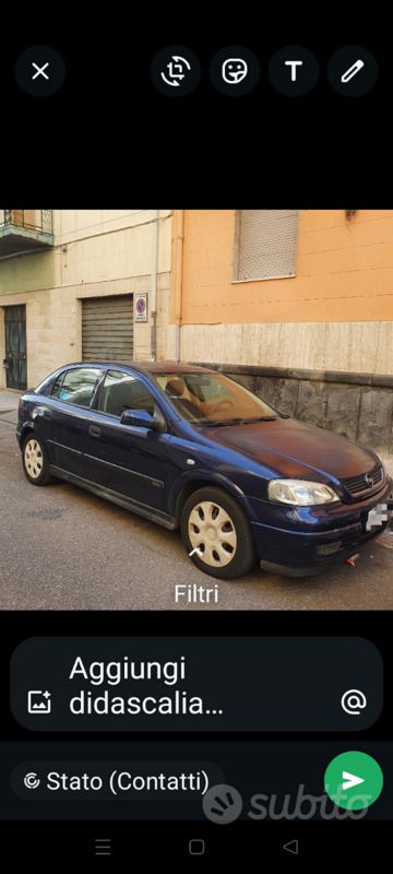 Usata Opel Astra 90 CV (66 kW) 1999 Blu Berlina