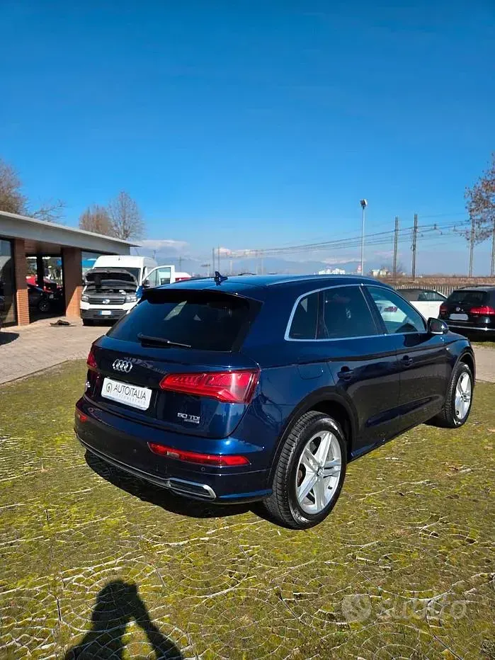 Usata Audi Q5 S-line plus 286 CV (210 kW) 2019 Blu/azzurro SUV