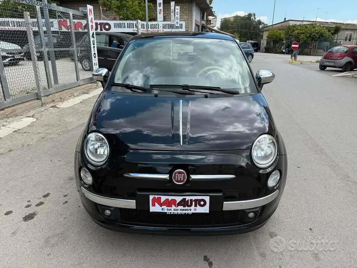 Usata Fiat 500 Lounge 69 CV (50 kW) 2013 Nero Berlina