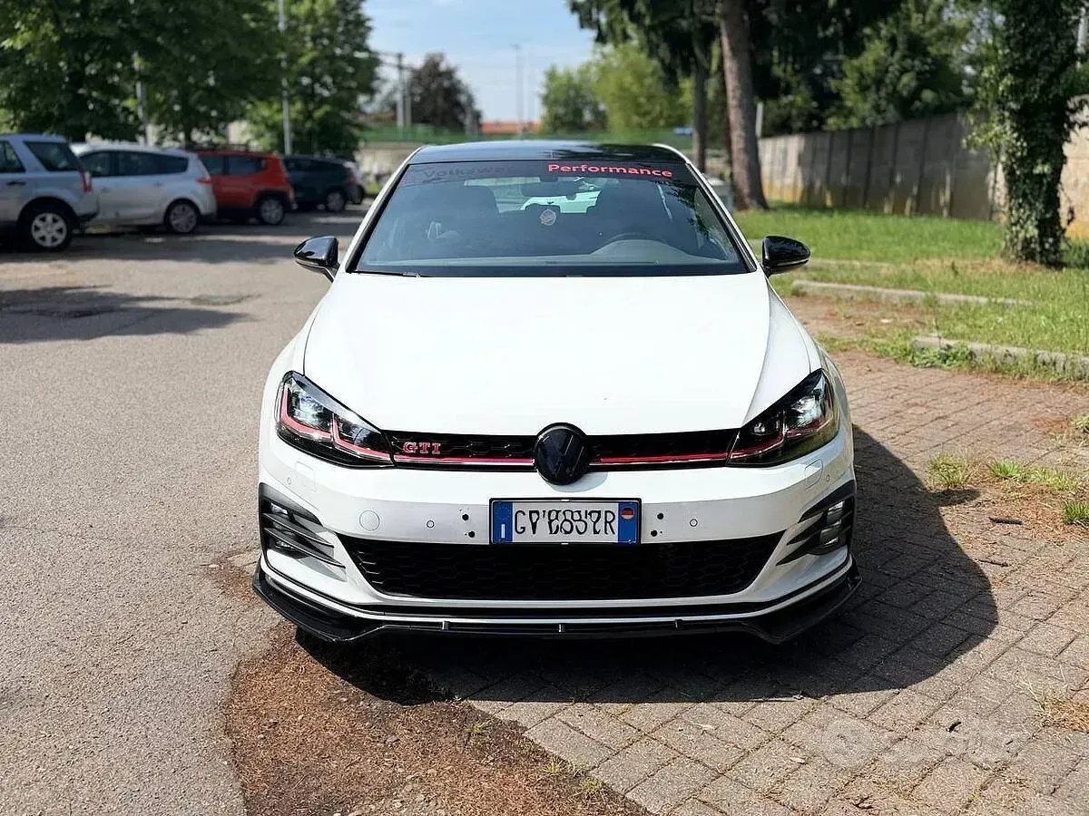 Usata VW Golf VII GTI 245 CV (180 kW) 2019 Bianco Berlina