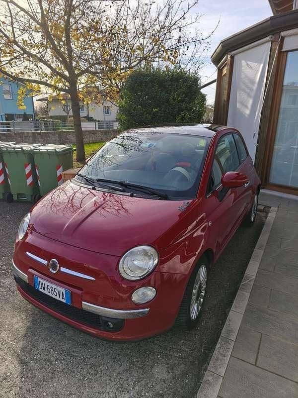 Usata Fiat 500 69 CV (50 kW) 2009 Rosso Utilitaria