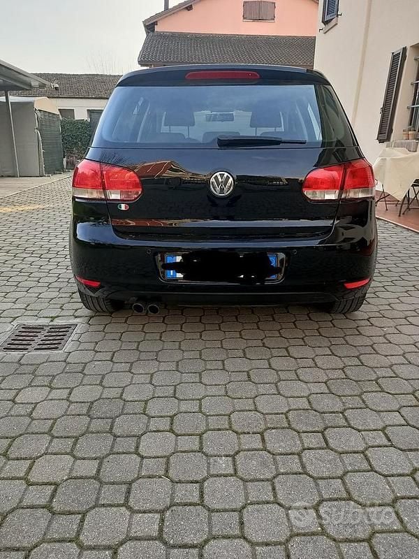 Usata VW Golf VI 110 CV (80 kW) 2009 Nero Utilitaria