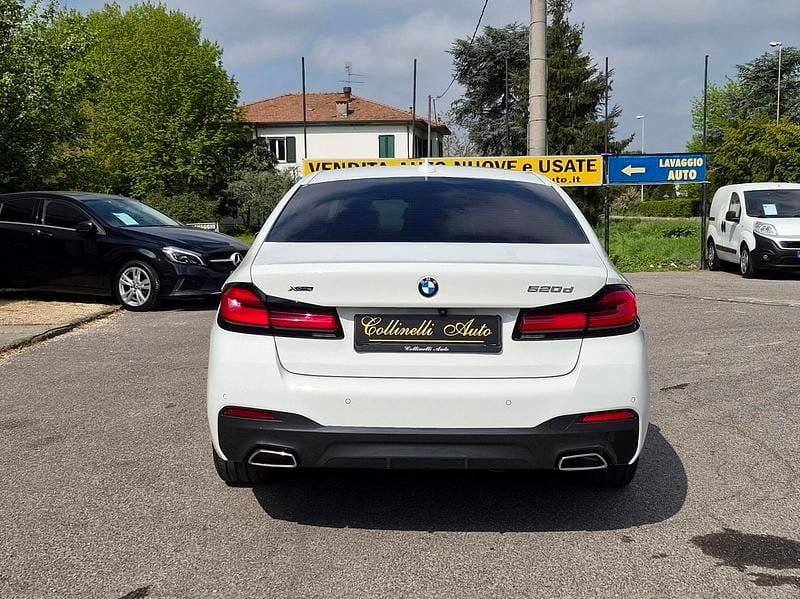 Usata BMW 520 M Sport 2022 Alpin white Berlina