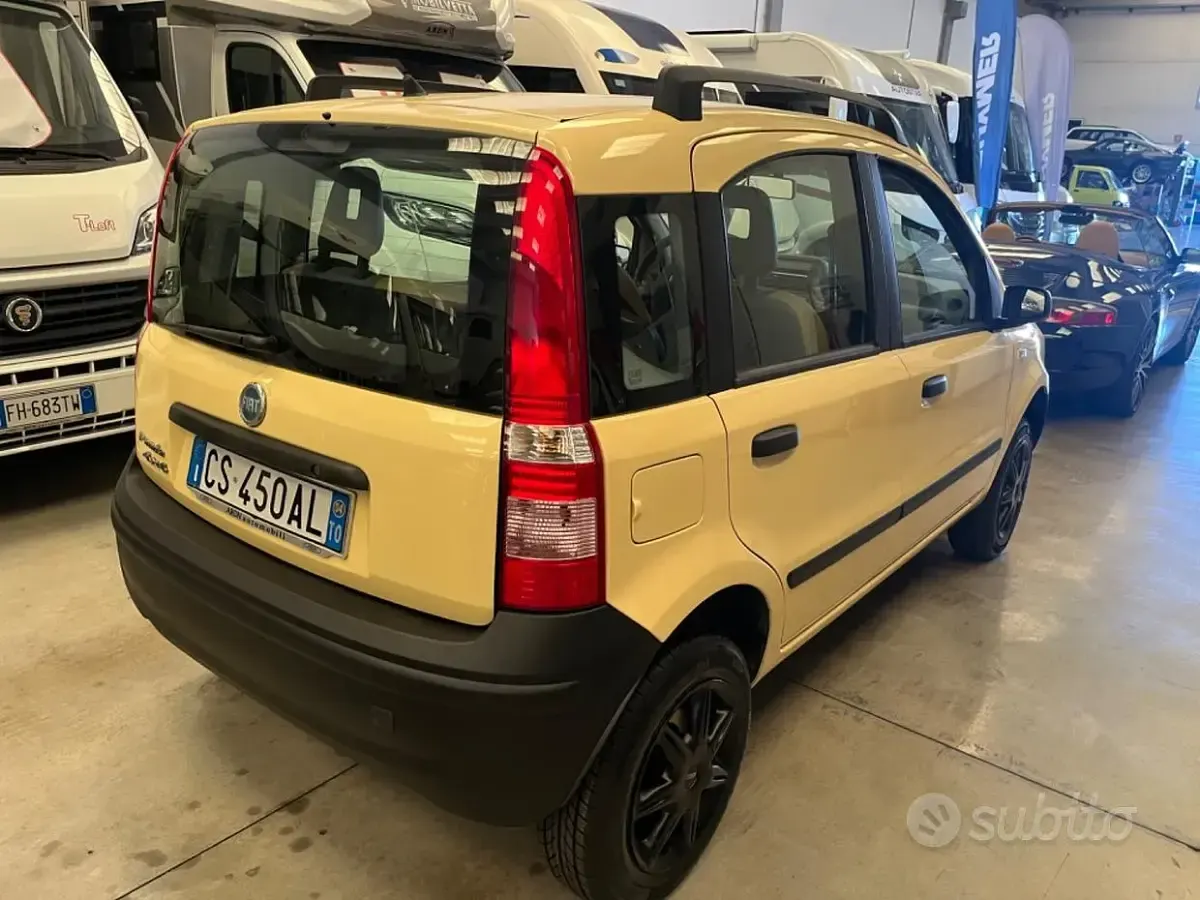 Usata Fiat Panda 4x4 60 CV (44 kW) 2004 Giallo Utilitaria