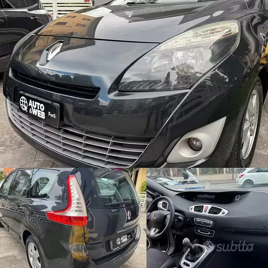 Usata Renault Scénic III 110 CV (80 kW) 2010 Grigio Monovolume