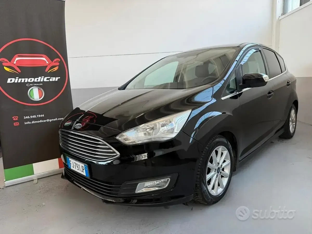 Usata Ford C-MAX Titanium 120 CV (88 kW) 2017 Blu Monovolume