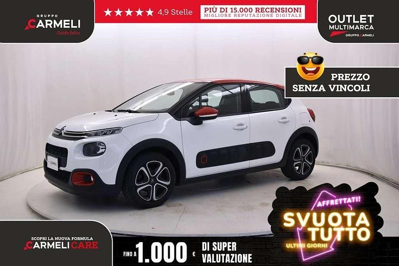 Bianco Usata 2018 Citroën C3 PureTech Due volumi | 10.000 € (Cara) - Immagine 1/4