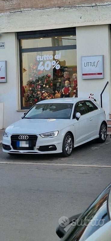 Usata Audi A3 2015 Bianco Berlina