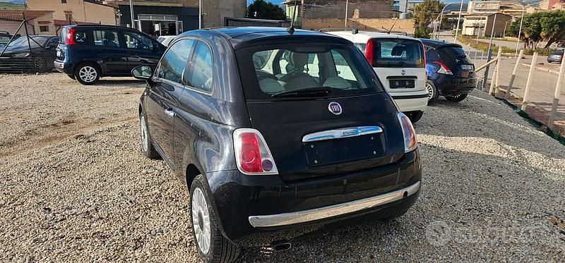 Usata Fiat 500 Lounge 69 CV (50 kW) 2012 Nero Berlina