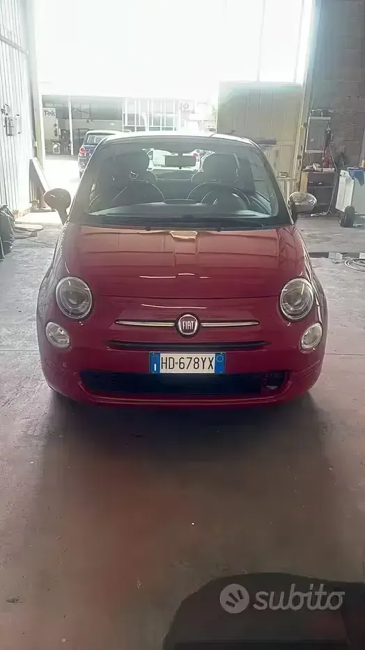 Usata Fiat 500 Lounge 69 CV (50 kW) 2018 Rosso Berlina
