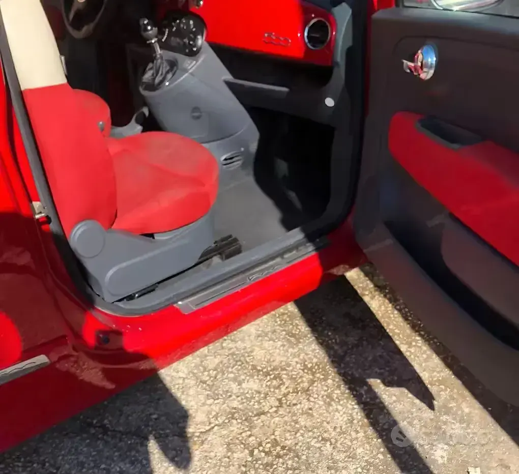 Usata Fiat 500 69 CV (50 kW) 2016 Rosso Berlina