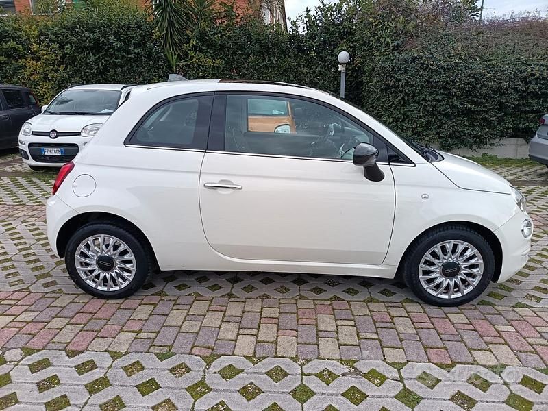 Usata Fiat 500 Lounge 69 CV (50 kW) 2018 Bianco Berlina
