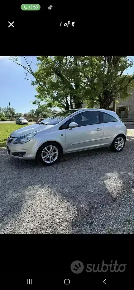 Usata Opel Corsa 80 CV (58 kW) 2007 Grigio Utilitaria
