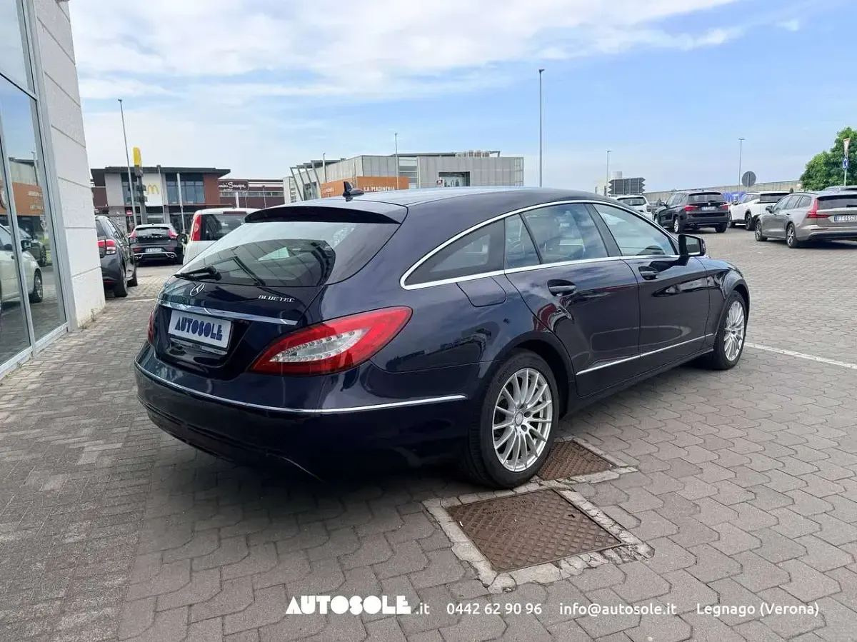 Usata Mercedes CLS250 Shooting Brake 204 CV (150 kW) 2015 Blu/azzurro Station wagon