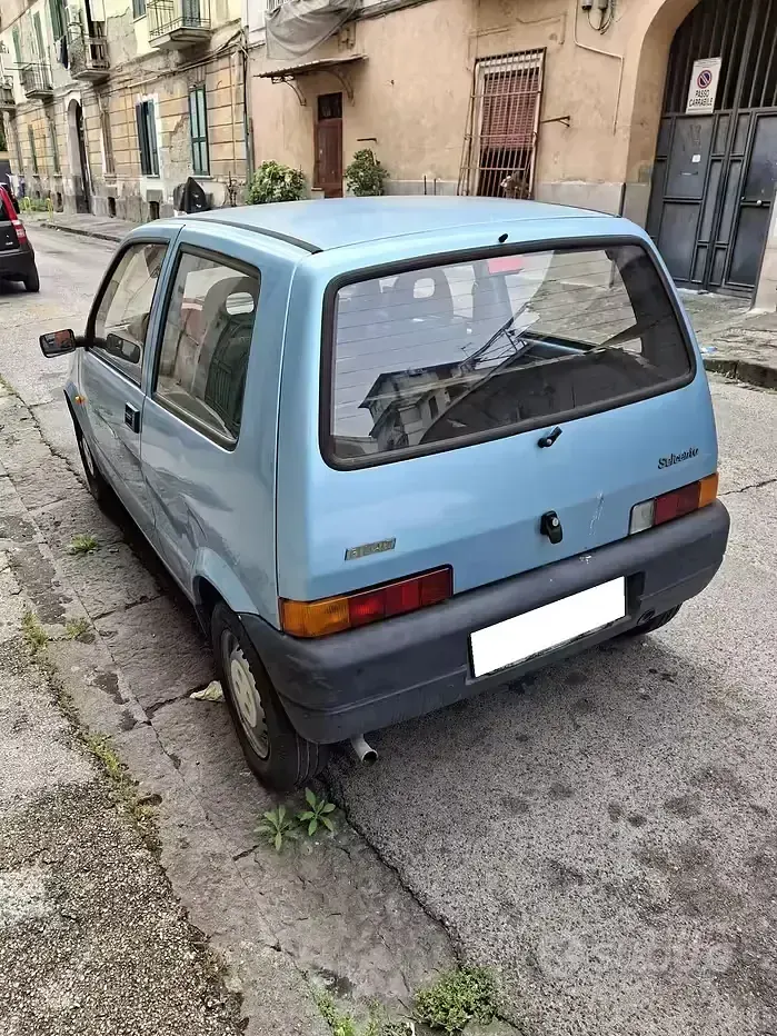 Usata Fiat 500 39 CV (28 kW) 1998 Blu Berlina