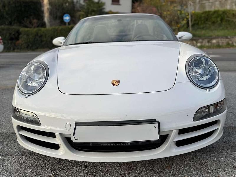 Usata Porsche 911 Carrera 4S Cabriolet 355 CV (261 kW) 2008 Bianco Cabrio