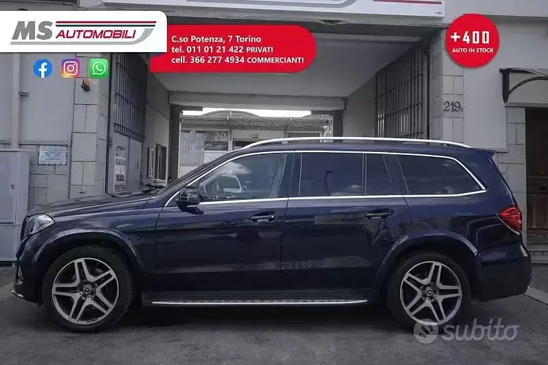 Usata Mercedes GLS350 Premium Plus 258 CV (189 kW) 2018 Blu scuro SUV