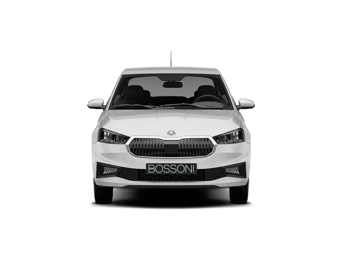 Nuova Skoda Fabia 2026 Bianco Utilitaria
