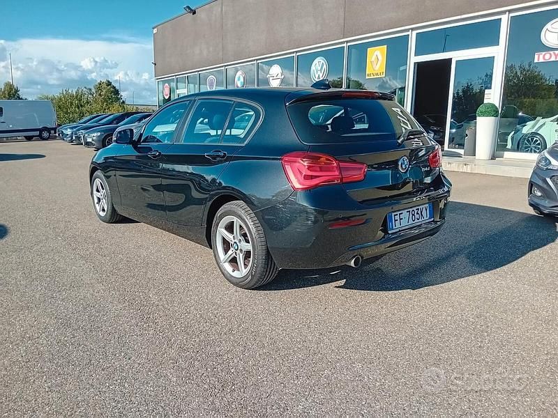Usata BMW 114 Advantage 95 CV (69 kW) 2016 Nero Utilitaria