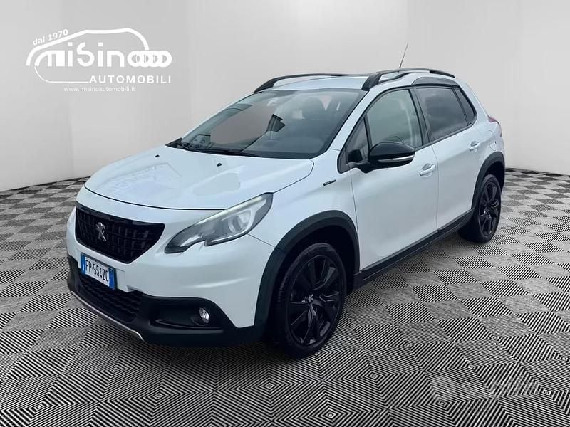 Usata Peugeot 2008 GT-line 120 CV (88 kW) 2018 Bianco SUV