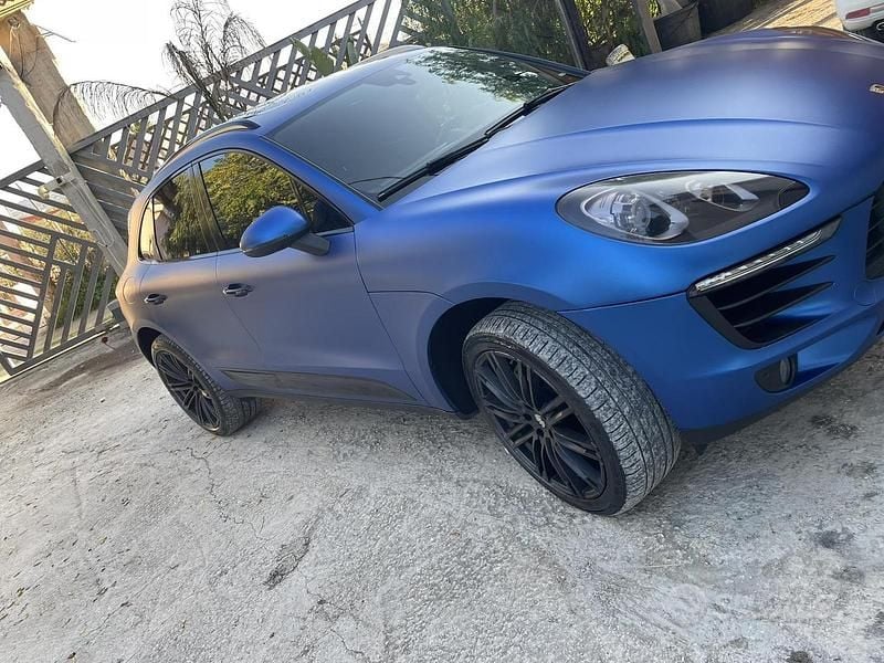 Usata Porsche Macan S 374 CV (275 kW) 2014 Blu SUV