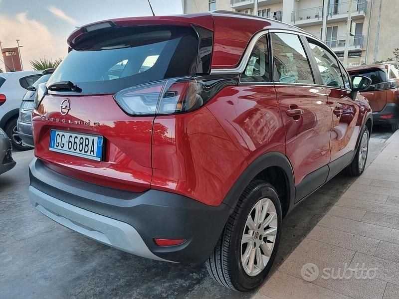 Usata Opel Crossland X Elegance 110 CV (80 kW) 2021 Rosso SUV