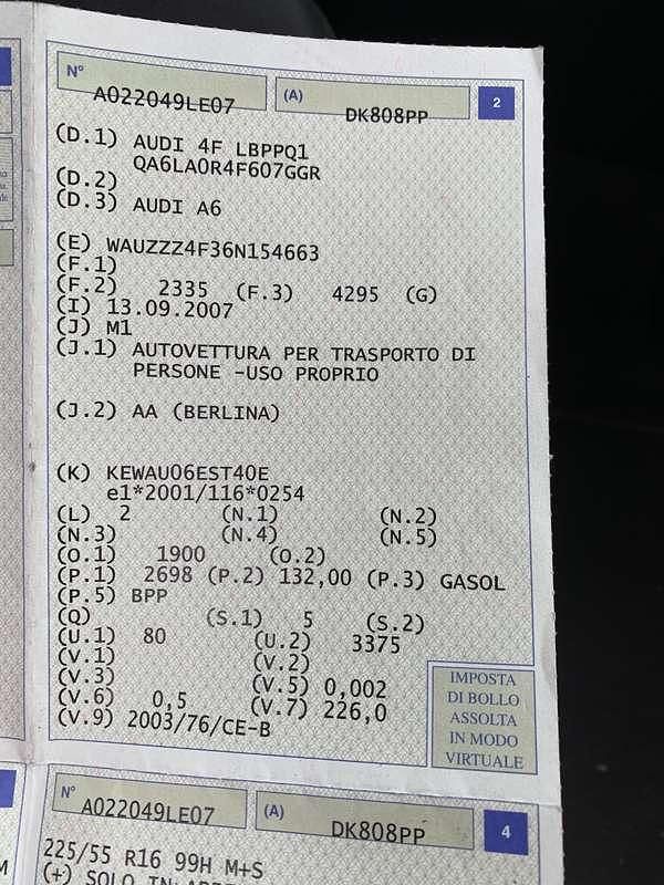 Usata Audi A6 179 CV (131 kW) 2006 Beige Berlina