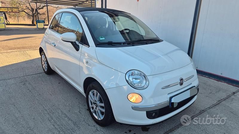 Usata Fiat 500C 2013 Bianco Cabrio