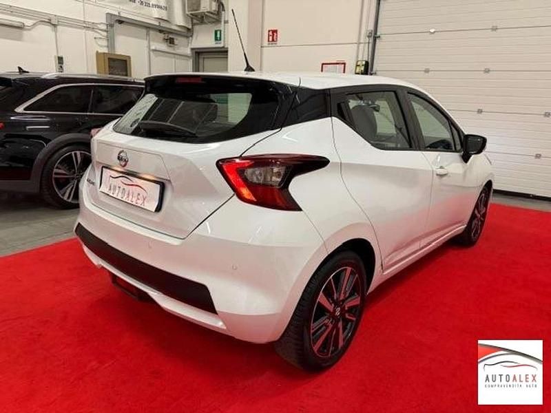 Usata Nissan Micra Visia+ 71 CV (52 kW) 2018 Bianco Berlina