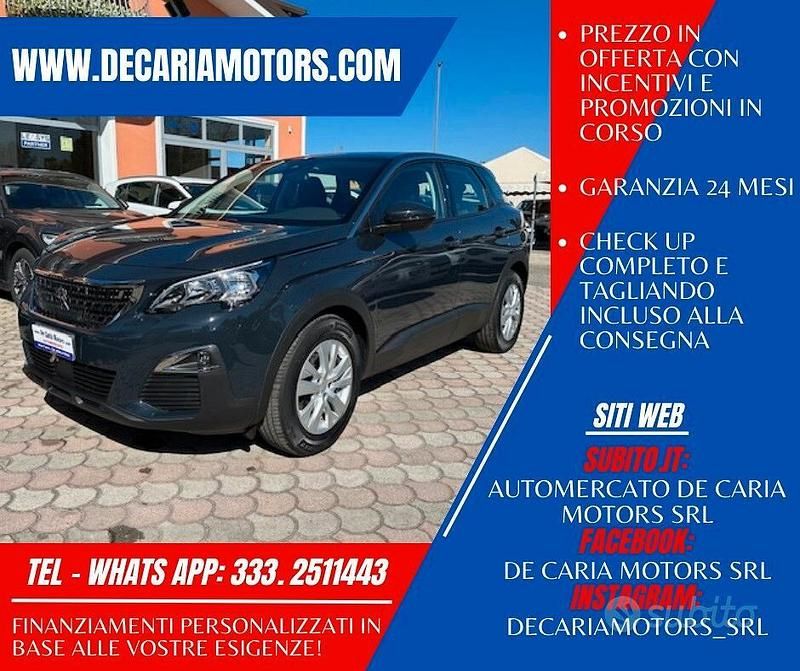 Usata Peugeot 3008 Business-Line 131 CV (96 kW) 2019 Grigio SUV