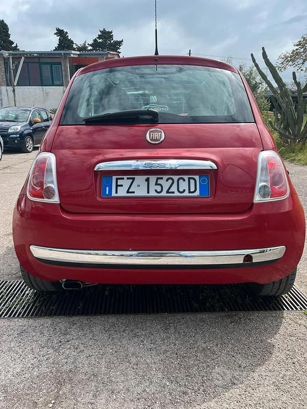 Usata Fiat 500 69 CV (50 kW) 2009 Rosso Cabrio