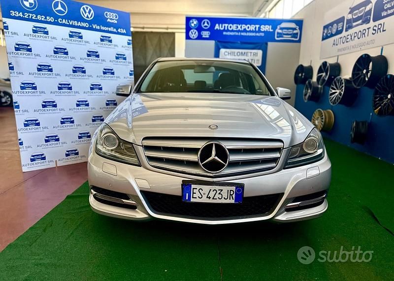 Usata Mercedes C220 Avantgarde 169 CV (124 kW) 2013 Grigio Berlina