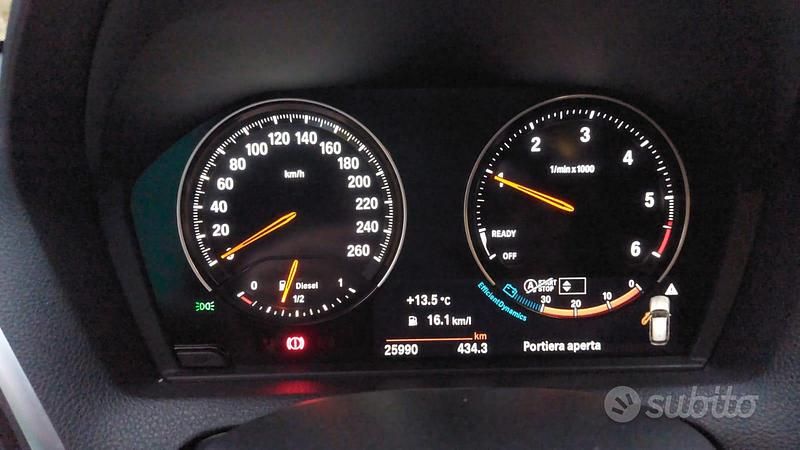 Usata BMW 116 M Sport 116 CV (85 kW) 2017 Blu Utilitaria